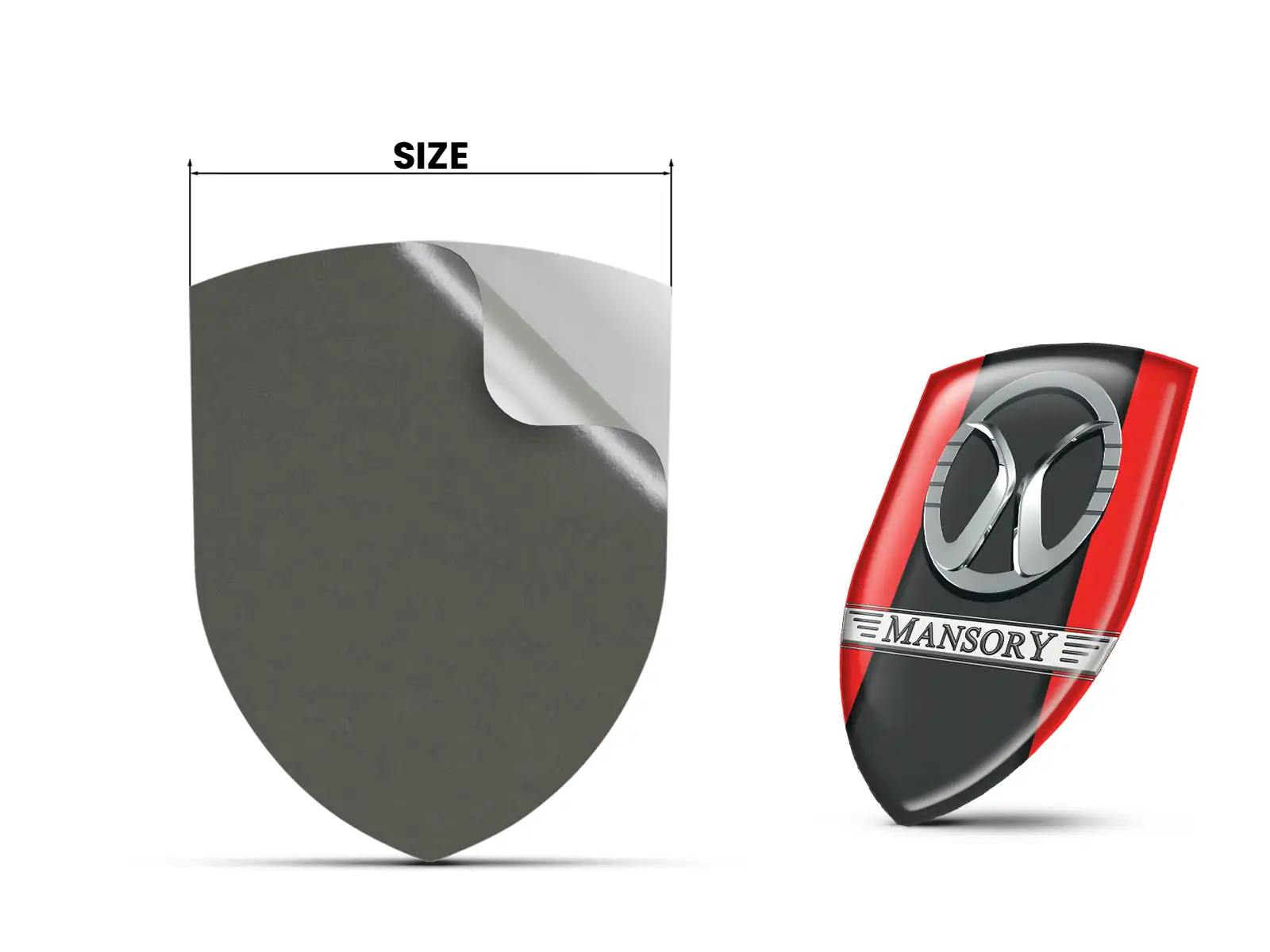 Mansory Insignias Automotrices Pro Máximo Duradero Diseño Estiloso